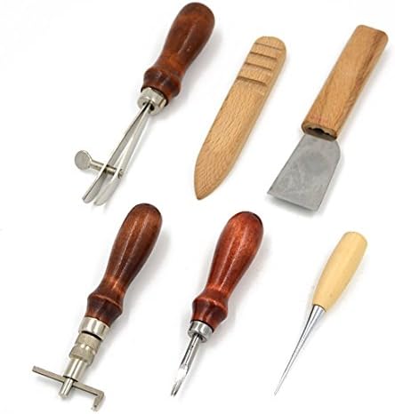 Kit de ferramentas de ferramentas de artesanato de couro bem -intencionado de couro bem