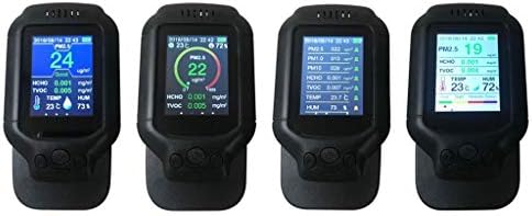 PM2.5/HCHO/TVOC Gas Tester Detector, monitor de qualidade do ar externo, testador preciso testando