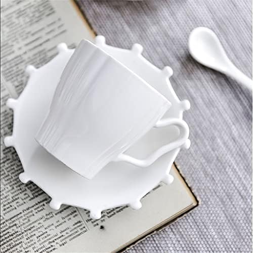 Uxzdx madeira moldura xícara pendurada no sol com cerâmica de café com chá de chá de cerâmica
