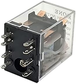Chave de relé eletromagnética de relé de relé intermediário de 10pcs 10pcs com LED 8/11/14 pinos