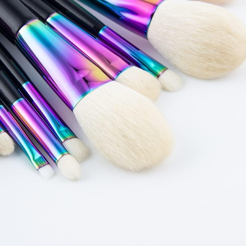 Pincéis de maquiagem de arco -íris wpyyi conjuntos de 12 pcs compõem ferramentas de cosméticos