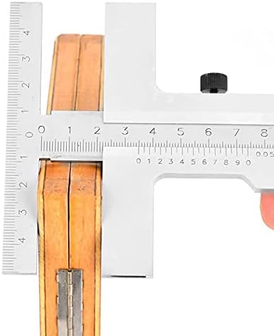 Pinça vernier uxzdx cujux t vernier com ajuste fino régua de aço carbono ferramenta de medição 0-160mm
