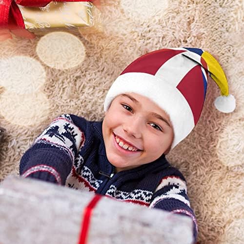 Nordic Flag Hat Christmas Hat personalizada Papai Noel Chap