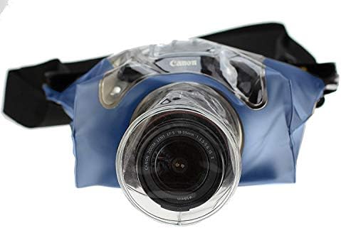 Navitech Frost White DSLR SLR Propertável Habitação Subaquática Caice/Capa Bolsa Saco seco compatível com a Nikon D3400
