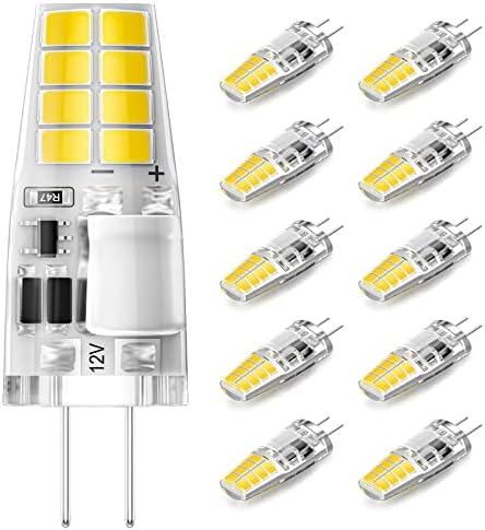 Taiyaloo G4 Bulbo LED 3W 12V AC/DC Branco natural 4000K T3 JC Base bi-pino Base 20w-25w Substituição de lâmpada de halogênio para luzes paisagísticas ao ar livre, luz de puck, sob o contador, RV, luz do solo