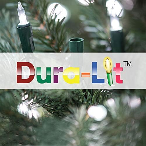Vickerman 6.5 'Antique Árvore de Natal Artificial de Champagne Fir, Luzes LED brancas e iluminadas por dura, decoração de casa interna sazonal