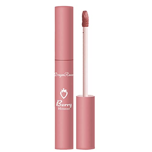 1pc Lipstick Matte Velvet Lip Gloss Sweet Lip Natural Glaz, Crie maquiagem perfeita