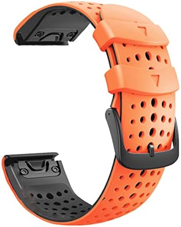 Ilazi Silicone Quickfit WatchBand para Garmin Fenix ​​6x Pro Watch EasyFit Wrist Band Strap para
