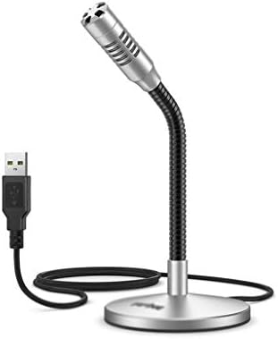KXDFDC Mini Gooseneck Microfone USB para computação e laptop Plug & Play Ideal para, jogos, streaming, narração