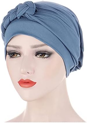 Enrole a cabeça Women Turban Cap Headwear Aprezia pré-amarrada Torcida Capa de cabelos quimioterapia