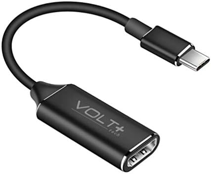 Trabalhos da Volt Plus Tech HDMI 4K Kit USB-C Compatível com o Adaptador Profissional do Xiaomi Redmi Note 11 com 2160p de 2160p digital, saída de 60Hz!