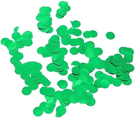 10pcs 12 polegadas Confetes Balões de confetes Green Circles Confetti preenchidos com balões de