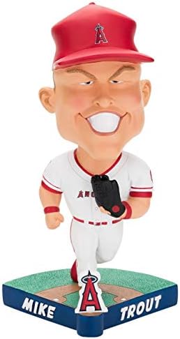 Foco MLB Los Angeles Angels Mens Los Angeles Angels Bobble Caricature Style Mike Designlos Angeles Angels Bobble