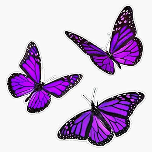 Monarch Butterfly Pack Purplevinyl Adretador de pára -choques de pára -choques de pára -choques de laptop de laptop
