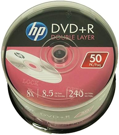 HP DVD+r Double Camada 8x 8,5 GB 240min Vídeo