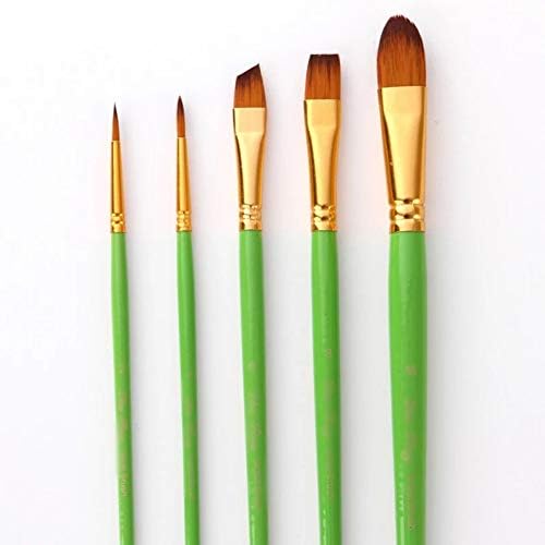 Sawqf 5pcs/lot watercolor pincelpush conjunto de madeira alça de madeira pincel pincel caneta profissional