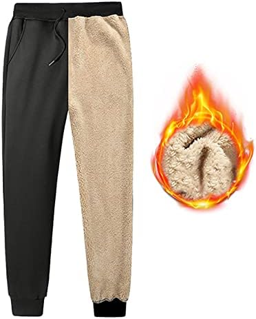 Calça de caxemira casual de moda masculina macus de pelúcia de perneiras espessadas de cor sólida calça as calças de lápis de cintura média