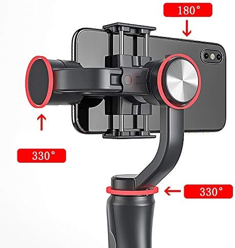 3 Eixo USB Charging Video Record Support Universal Ajustável Direção Handheld Gimbal Smartphone Stabilizer Vlog Live