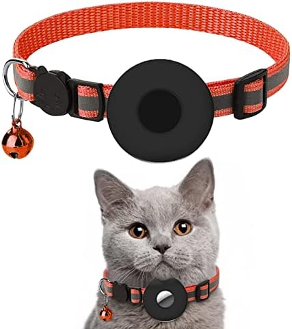 Colares de cães com gato de gato com laços com breakaway sino reflexivo colar de cinta ajustável com suporte de 1 cm de largura