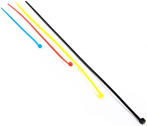 Kingman Cable Zip Ties 4, 6, 8, 10 polegadas de cores variadas
