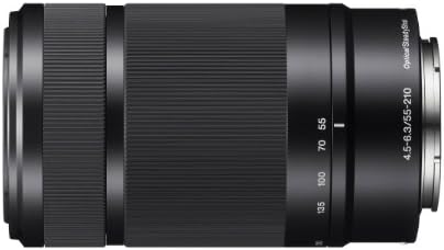 Sony E 55-210mm F4.5-6.3 Lente para câmeras de montagem eletrônica da Sony-preto