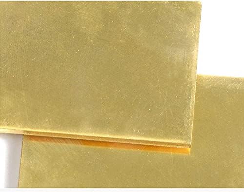 Placa Brass Placa de cobre Folha de 1 pedaços de 200mmx200mm Placa de metal de cobre tem boas propriedades mecânicas e estabilidade térmica Placa de cobre de metal de estabilidade térmica