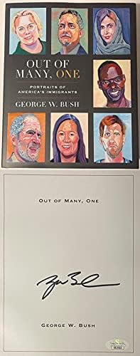 George W. Bush assinou 2021 de muitos, uma primeira edição de capa dura - #SS17603 Retratos Book - JSA Certified - Livros Políticos