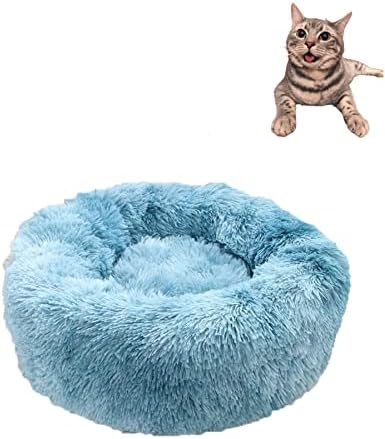 Cama de gato azul -gato - Cama de cachorro - casas de almofada para cães para cã