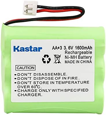 KASTAR Recarregar o fio sem fio Substituição da bateria para VTech 80-5071-00-00 IA5874 IA5876, IA5877, IA5879,