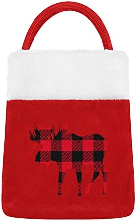 Buffalo Plaid Moose Bags