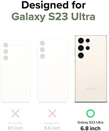 AIDASHINE PARA SAMSUNG Galaxy S23 Ultra 5G 2023 CASE TRANSPARENTE DO LIVOMENTO SOFT Flexível TPU Resistente à câmera de formulário natural para Samsung S23 Ultra 6,8 -