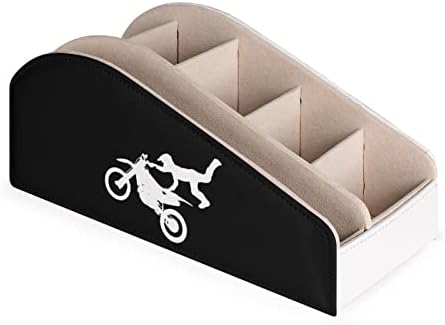 Bike motocross Bike TV Remote Control Holder com 6 Compartamentos Caddy Box Desk Storage Organizador para Cosméticos