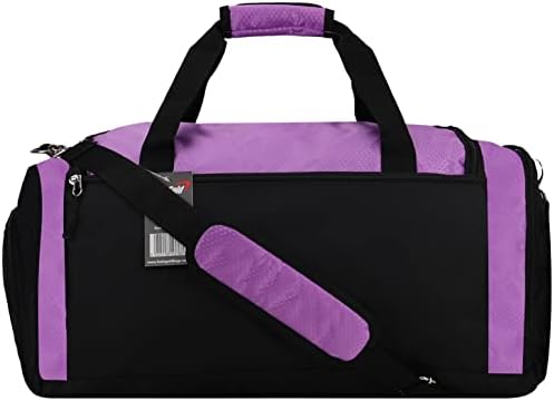 Bolsa de mochila de esportes grandes de tolo de tolo em preto/roxo