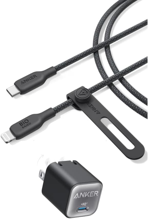 Anker USB-C para Lightning Cable, 541 Cabo de Bio-Nylon, MFI Certified, Bio Bioad Charging Cable & Anker USB C