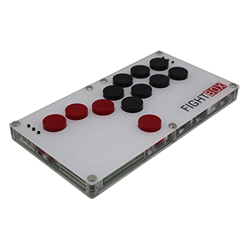 TruBoost B1-Mini-PS5 Ultra-Fino Botões All Buttons Hitbox Style Arcade Game Controller para PS5/PS4/PS3/PC