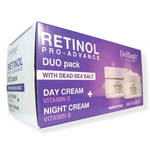 Delfanti-Milano • Retinol Pro-Advance • Pacote de dupla antienvelhecimento • Day + Night Creams