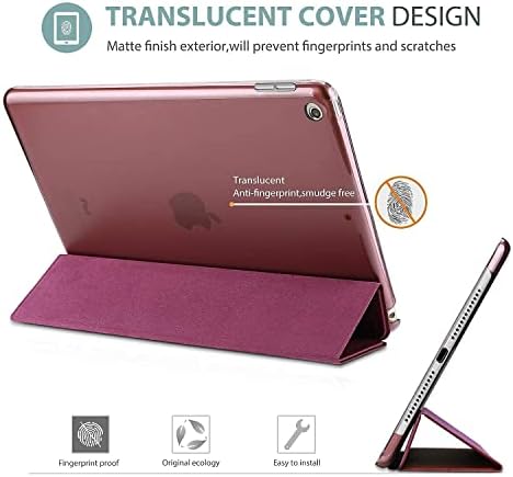 Procase iPad 10.2 7th Generation 2019 Case Slim Stand Hard Case Pacote com iPad 10.2 7th Gen 2019 Privacy Screen Protector