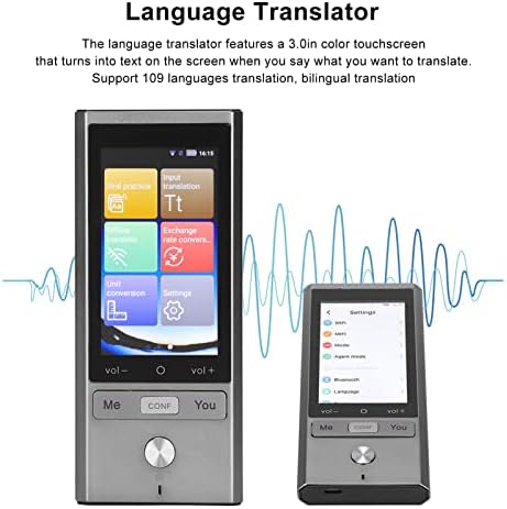 Dispositivo de tradutor de idioma PLPLAAOO, dispositivo de tradutor instantâneo portátil, Tradutor WIFI SIM CARD