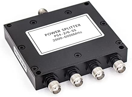 Koford SMA RF MicroStrip Power Divider ONE PONTO Quatro Sinal de alta frequência Splitter 2-6g Combinente de potência 1pcs