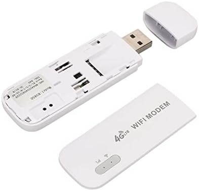 Roteador Wi -Fi portátil, ponto de acesso móvel 4G LTE USB com slot para cartão SIM, suporte de