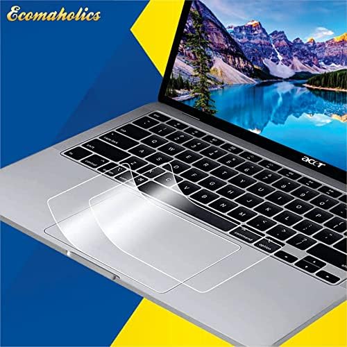 Capa de protetor para laptop Ecomaholics Touch Pad para asus zenbook 13 UX334 laptop de 13,3 polegadas, pista transparente Protetor de cleg skin scratch resistência anti -impressão digital