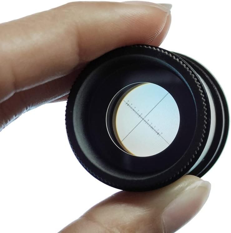 Acessórios para microscópio microscópio ocular wf10x wf15x wf20x com régua de escala lente de vidro
