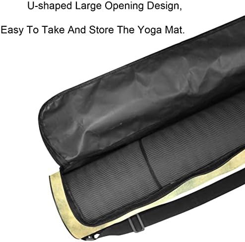 Ratgdn Yoga Mat Bag, Londres Big Ben Exercício Transportador de tapete de tape
