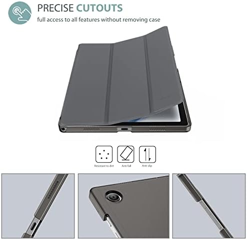 Pacote de capa inteligente Procase Slim com protetores de tela para o Galaxy Tab A8 10.5