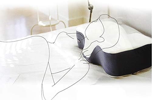 Travesseiro de espuma de memória de contorno do lumino para alívio da dor no pescoço, travesseiro ergovical