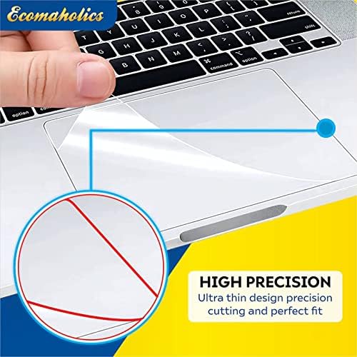 Protetor de trackpad ecomaholics para hp elite c645 g2 chromebook book de 14 polegadas touch touch touch com acabamento fosco transparente anti-arranhão anti-água touchpad filme de pele, acessórios para laptop
