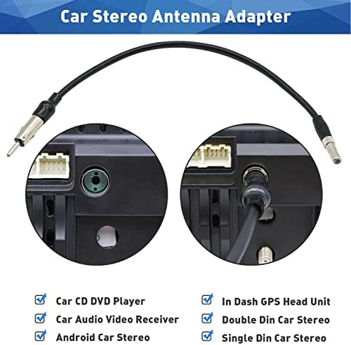 Antedo de antena estéreo de rádio do carro Compatível com Chevrolet Dodge Jeep Chrysler GMC Ford Radio Antenna