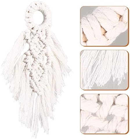 Aboofan 1pc estilo boêmio decoração pendurada decoração boêmia corda de algodão