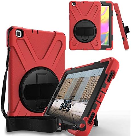 Galaxy Tab A 8.0 P200 Case, Kiq Protector de tela de proteção contra queda de imbecil à prova de choque de choque