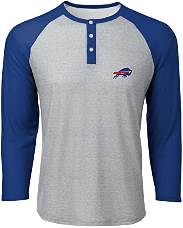 Foco Men's NFL Team Logo Camisa de manga longa Henley